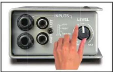 INPUTS LEVEL LIFT LIFT MAX