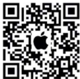 QR code with Apple logo in the center, likely for digital scanning and linking to online content.