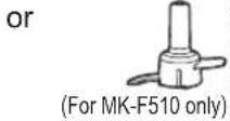 PANASONIC MK-F510 - How to Use - Knife Blade • Kneading Blade • Whipping Blade - - 2