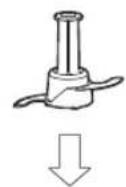 PANASONIC MK-F510 - How to Use - Knife Blade • Kneading Blade • Whipping Blade - - 1