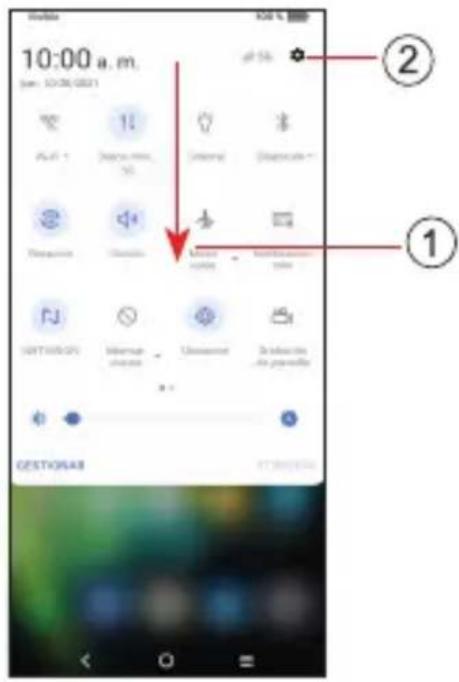 TCL 20 A 5G - Bandeja de aplicaciones favoritas - 1