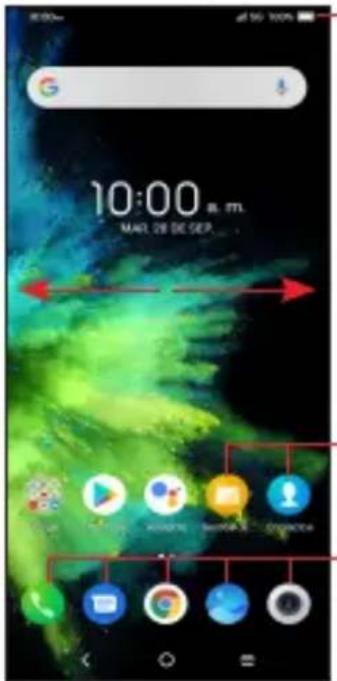 TCL 20 A 5G - Pantalla de inicio - 1