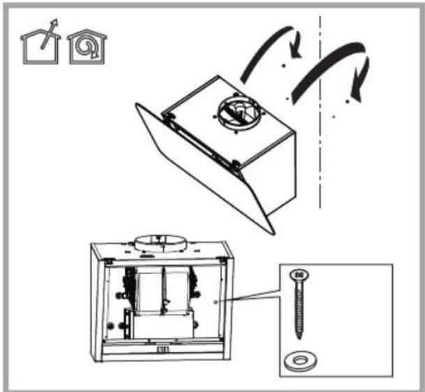 Technical diagram illustrating a mechanical assembly with labeled components and motion arrows indicating rotation or movement.