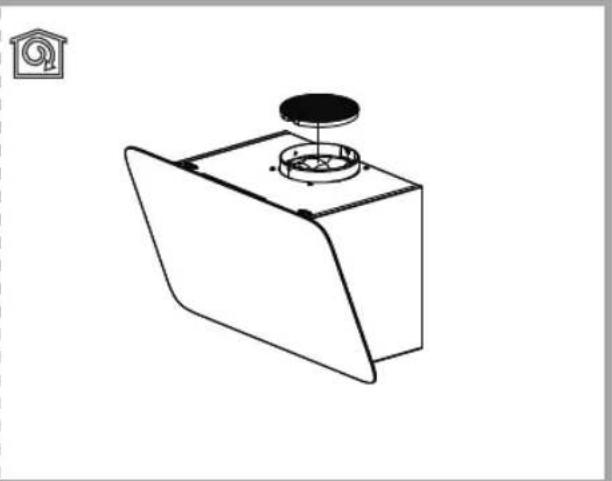 Isometric line drawing of a mechanical device with a circular top and rectangular base (no text or symbols)