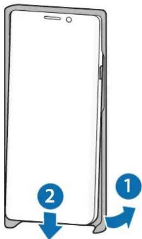 SAMSUNG EF-KG980 - LED Cover -suojuksen kiinnittäminen tai irrottaminen - 2