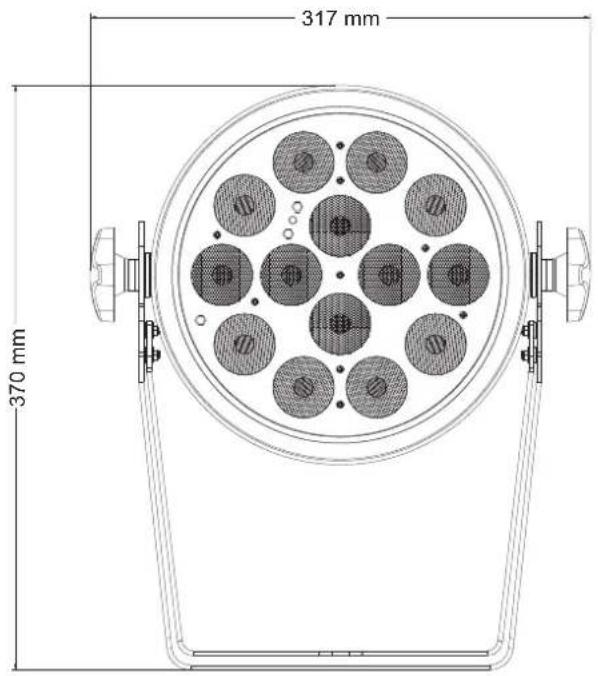 317 mm 370 mm
