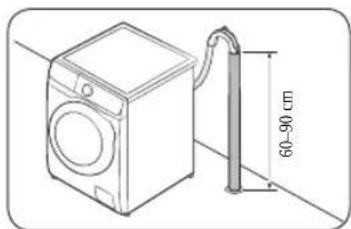 SAMSUNG WW90T734DBH - KORAK: Namestitev odvodne cevi - 2