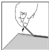 StarTech.com PRIVSCNMON32 - Install the Privacy Filter -- Adhesive Strips - 3