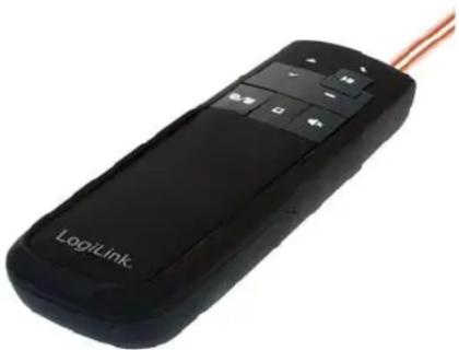 Black LogLink remote control device with visible ports and cable (no readable text or symbols)
