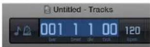 APPLE Logic Pro X - Set the playhead position in the LCD - 1