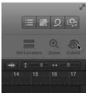 Set Locators Zoom Colors. 14 15 16 17