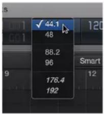 S 44.1 48 88.2 96 176.4 192 120 Smart 12