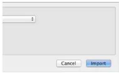 Cancel Import
