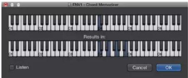 ENV1 - Chord Memorizer Results in: Listen Cancel OK