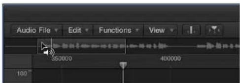 Audio File Edit Functions View 350000 400000 100
