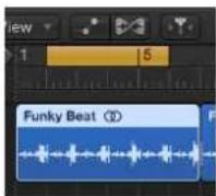 APPLE Logic Pro X - Split regions at the locator positions - 1