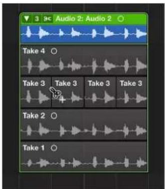 Audio 2: Audio 2 Take 4 Take 3 Take 3 Take 3 Take 3 Take 2 Take 1