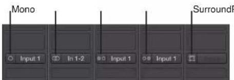Mono SurroundF Input 1 In 1-2 Input 1 Input 1