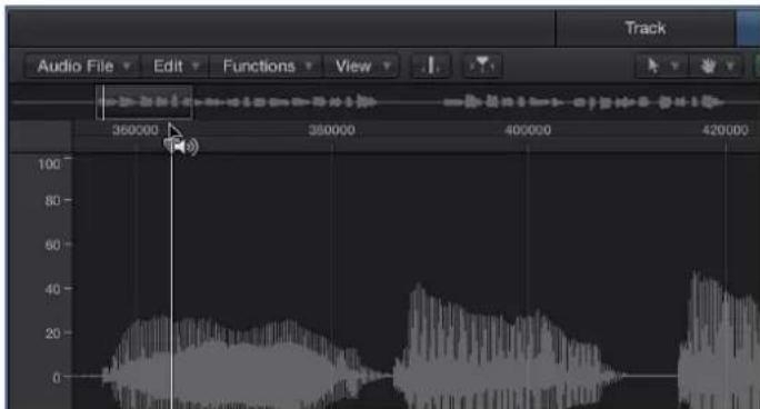 Audio File Edit Functions View Track 360000 350000 400000 420000