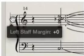 14 Left Staff Margin: +0