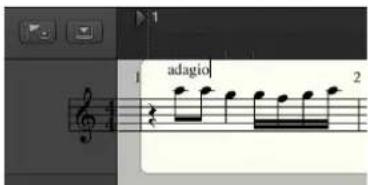 APPLE Logic Pro X - Add text to the score - 2