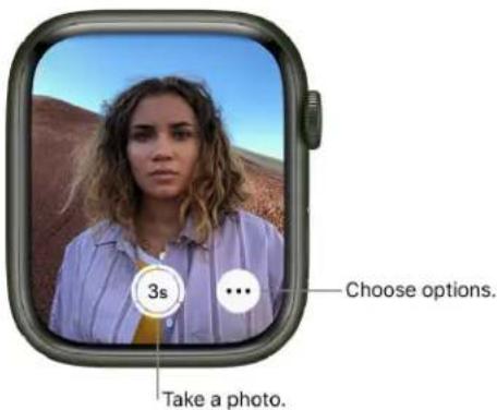 3s Choose options. Take a photo.