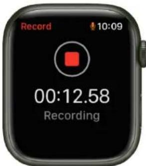 Record 10:09 00:12.58 Recording