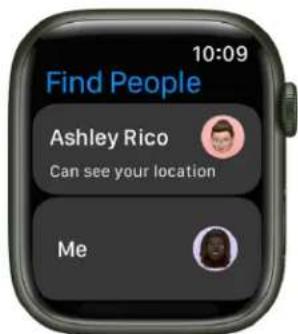 10:09 Find People Ashley Rico Can see your location Me