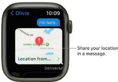 Olivia 10:09 I'm here. I KENNEDYOR Golden Network Middle Drive Location from... Delivered Share your location in a message.