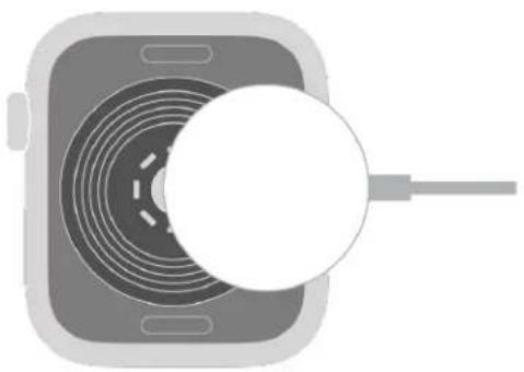 Top-down view of a device with a circular component and concentric rings, no visible text or symbols.