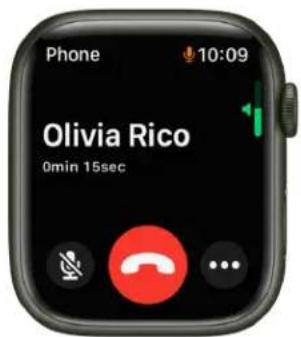 Phone 10:09 Olivia Rico 0min 15sec