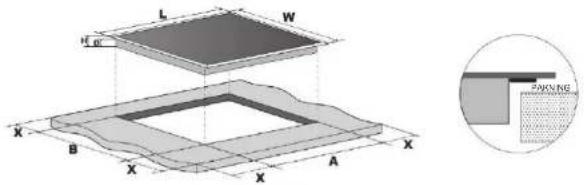 CANDY CI642CBB/1 - Valg af installationsudstyr - 1