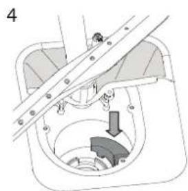 Technical diagram of a mechanical assembly with no visible text or symbols.
