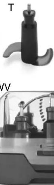 Two grayscale images: top shows a mechanical component labeled 'T', bottom shows a close-up of a device with internal components (no visible text or symbols)