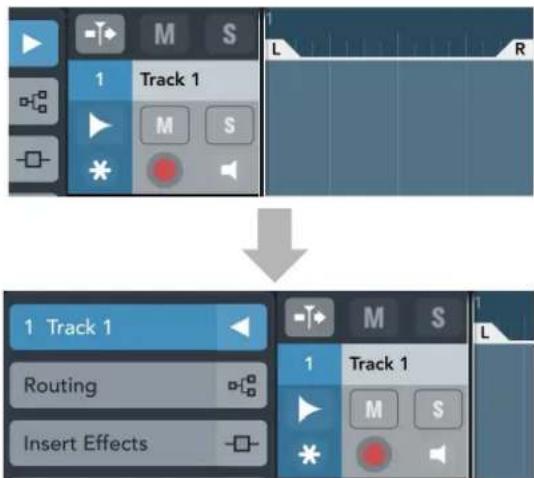graph TD A["Track 1"] --> B["1"] B --> C["Routing"] C --> D["Insert Effects"] style A fill:#f9f,stroke:#333 style B fill:#ccf,stroke:#333 style C fill:#cfc,stroke:#333 style D fill:#fcc,stroke:#333