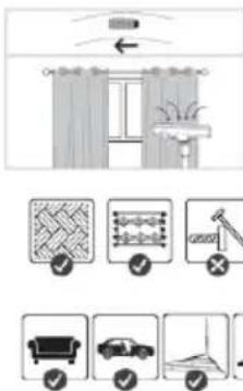 Diagram illustrating window and door fixture placement with checkmarks indicating status or modification
