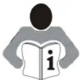 Icon of a person reading a book with an 'i' symbol on the cover (no text or symbols present)