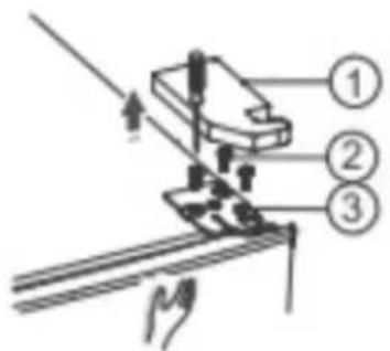 Kubo KBC8357 - Extracción e instalación de un balcón de la puerta - 4
