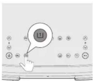 Diagram showing a hand pointing at a speech bubble with the number '11' inside, surrounded by icons representing function keys or buttons.
