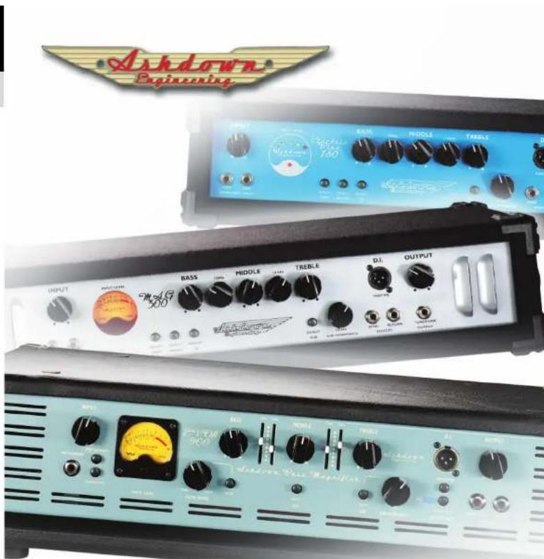 Ashdown Engineering Waldown 150 BAS MIDDLE TREBLE OUTPUT RASS MIDDLE TREBLE D.L. OUTPUT 900 SHADOWN Engine Amplifier