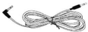 Coiled cable with two connectors, no text or symbols visible.