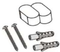 Illustration of screw and nut components including eraser, bolts, and fasteners (no text or symbols)