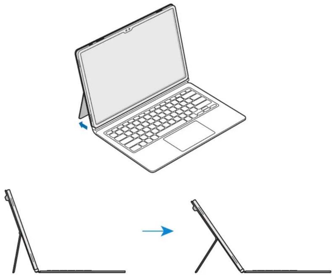 SAMSUNG EF-DX720 - Justering af tabletvinklen (EF-DX725, EF-DX825, EF-DX925) - 1