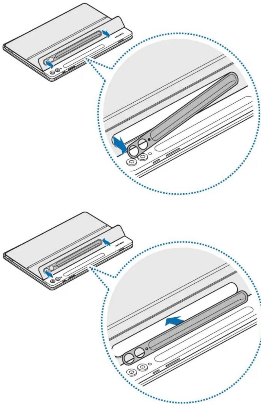 SAMSUNG EF-DX720 - Cambiar la cubierta del S Pen - 1