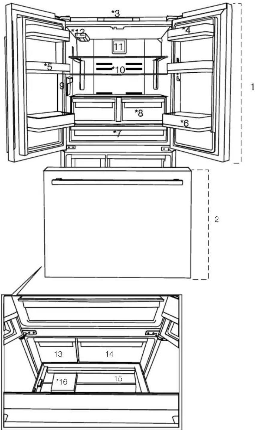 BEKO BFFD3614ZSS - El frigorífico - 1