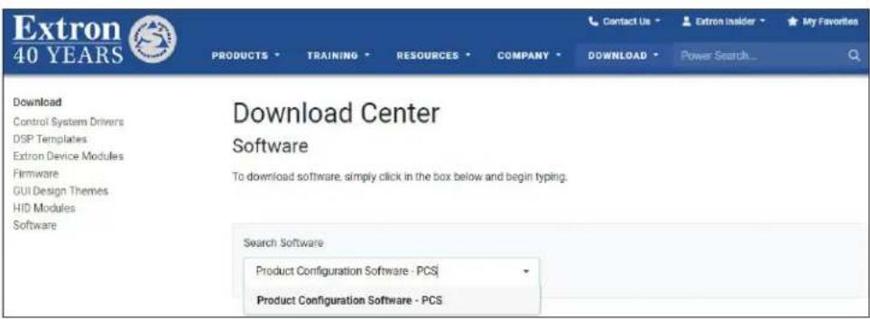Extron 40 YEARS PRODUCTS • TRAINING • RESOURCES • COMPANY • DOWNLOAD • Power Search... Download Control System Drivers DSP Templates Extron Device Modules Firmware GUI Design Themes HID Modules Software Download Center Software To download software, simply click in the box below and begin typing. Se…