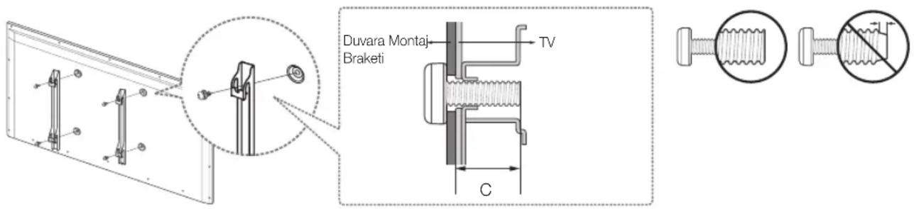 Duvara Montaj Braketi TV C