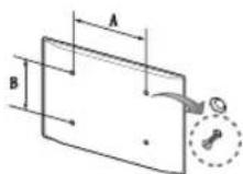 SAMSUNG UE60H6273AS - Wall Mount Kit Specifications (VESA) - 2