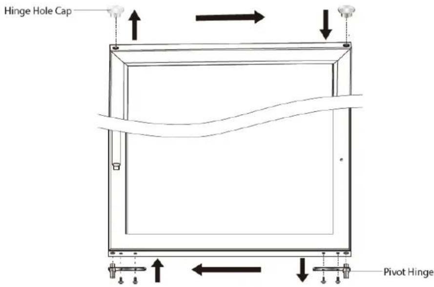 Hinge Hole Cap Pivot Hinge