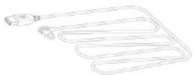 Simple line drawing of a coiled heating element with a plug (no text or symbols)